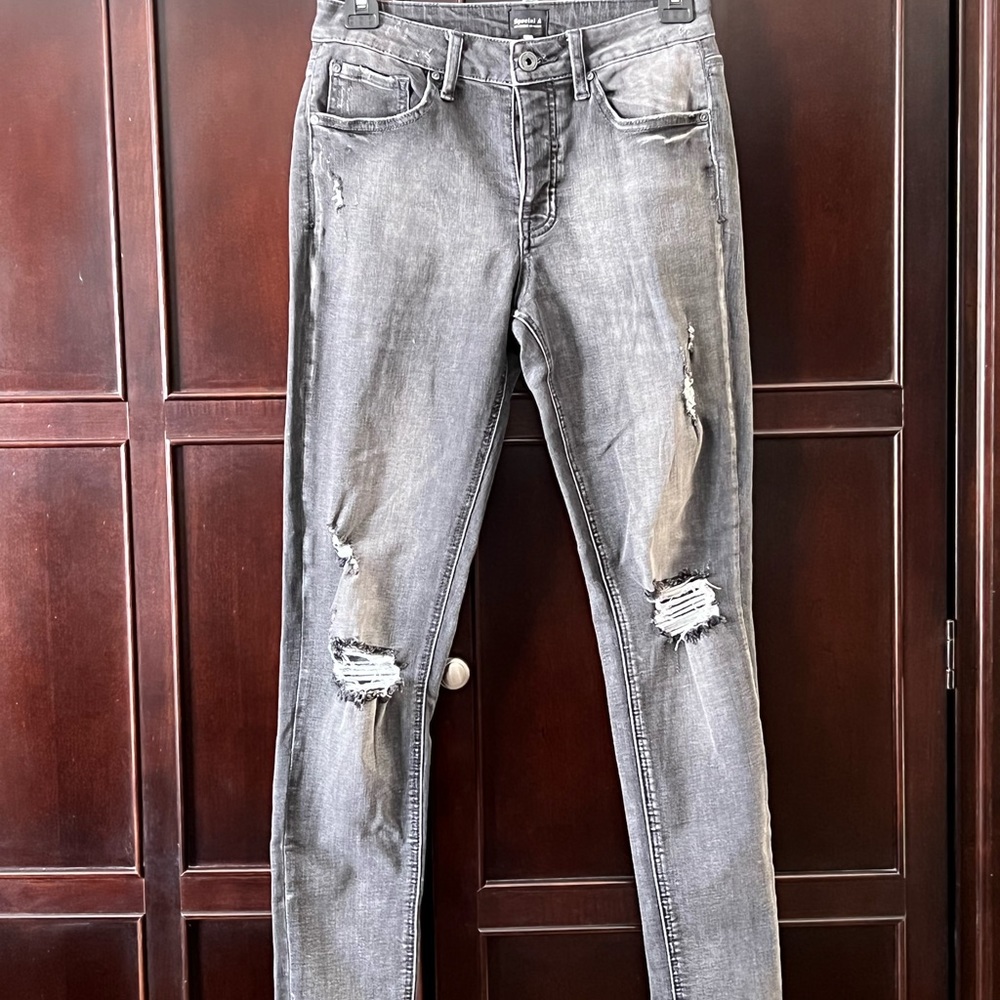 Special A Faded Black Distressed Jean - Size 5